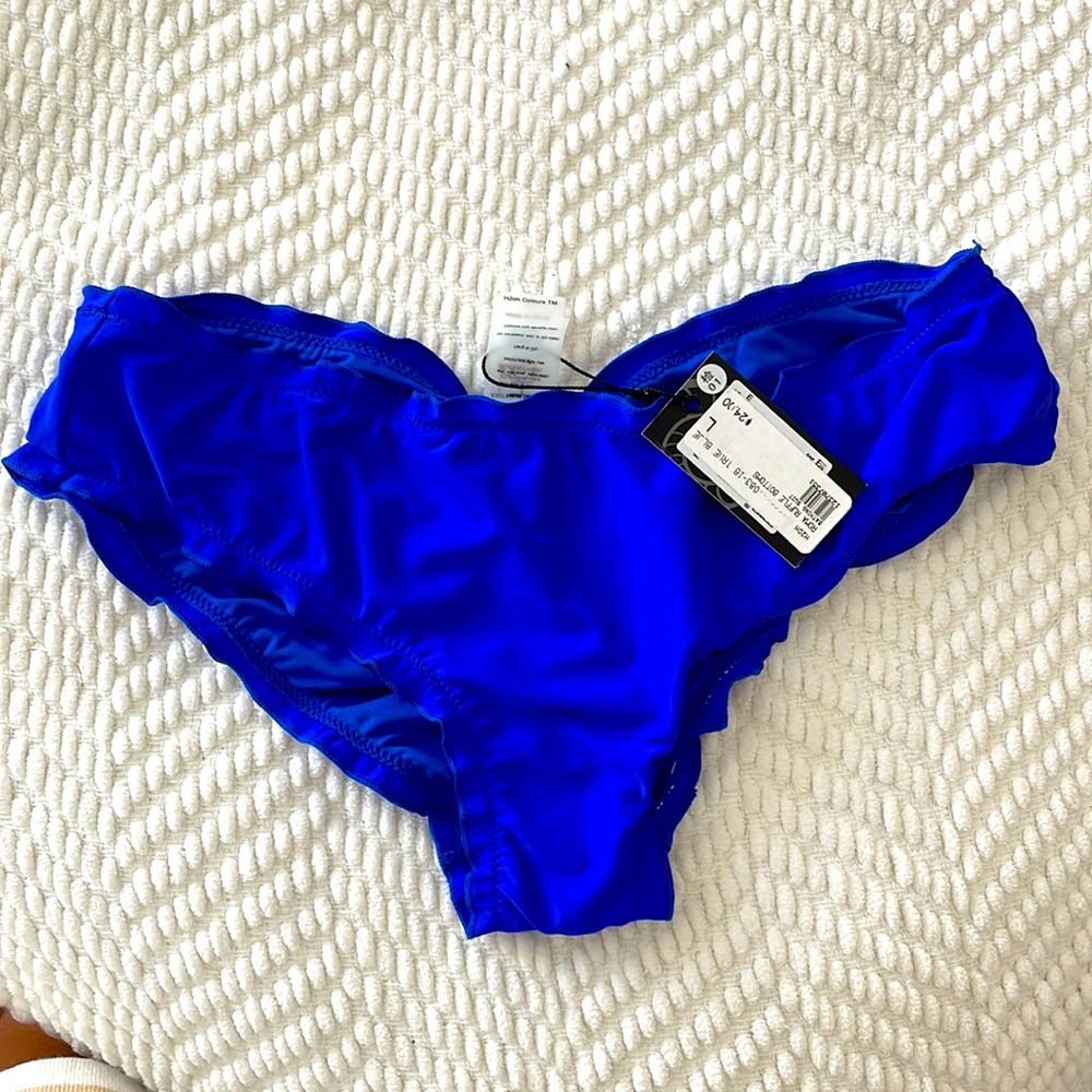 h2oH royal blue bikini bottoms NEVER WORN
